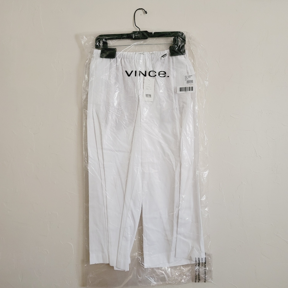 Vince Side Slit Culotte Optic White
